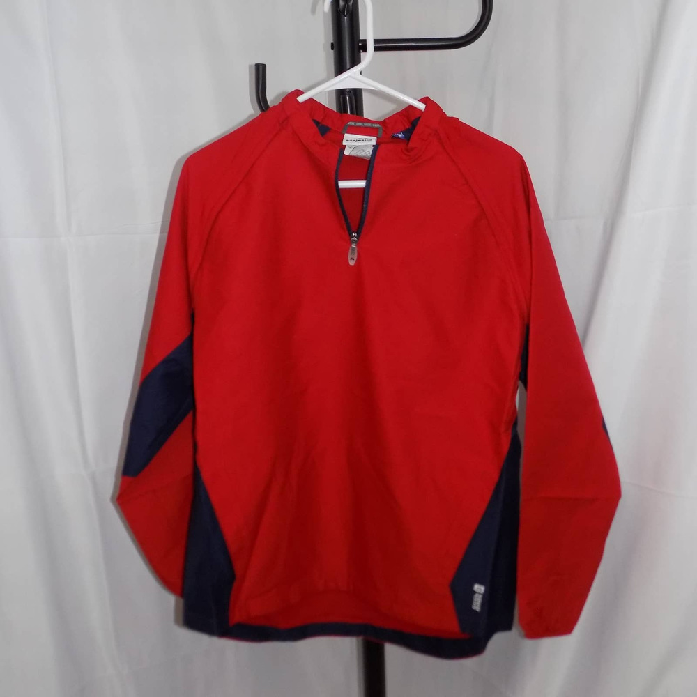 Convertible Jacket Red/Navy Youth XL (Adult S)